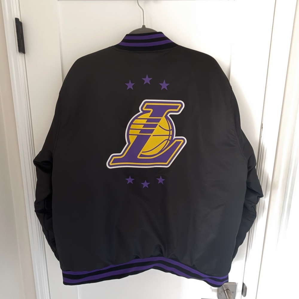 Lakers Black and Purple Varsity Jacket - Picture 5 of 8